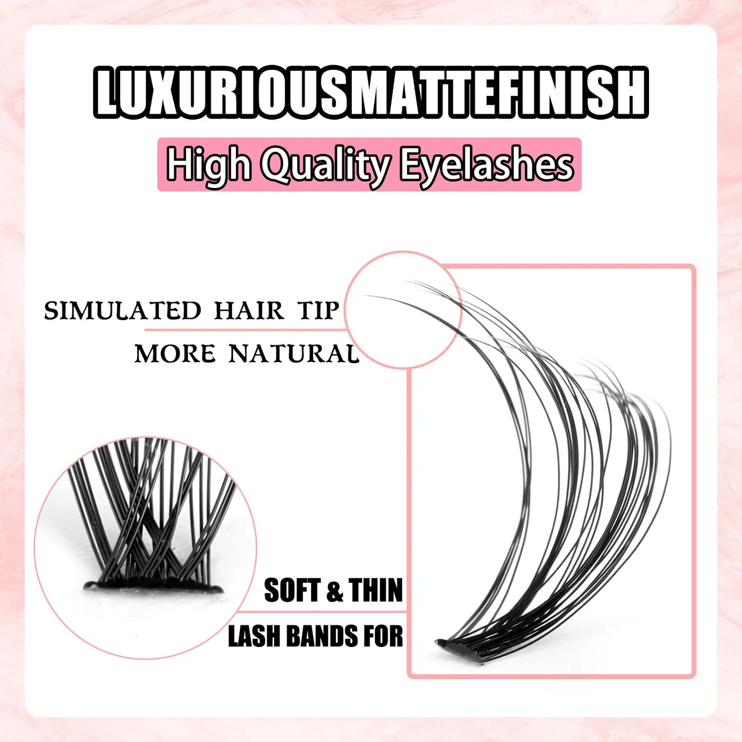 Cluster Lash Kit - D Curl + Bond & Seal