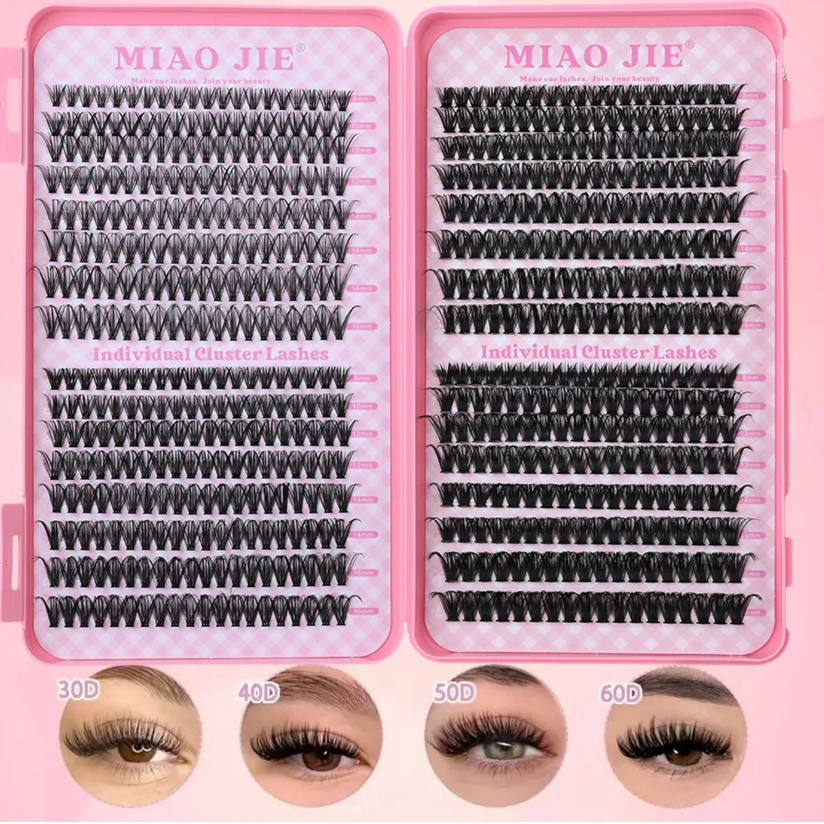 Cluster Lash Kit - D Curl + Bond & Seal