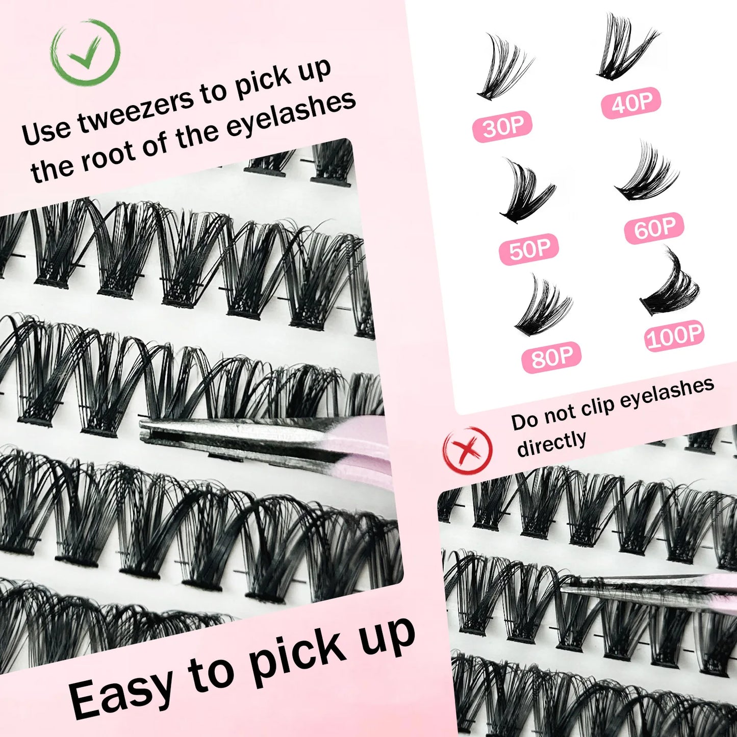 Cluster Lash Kit - D Curl + Bond & Seal